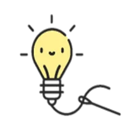 Logo von Glühbirnchen